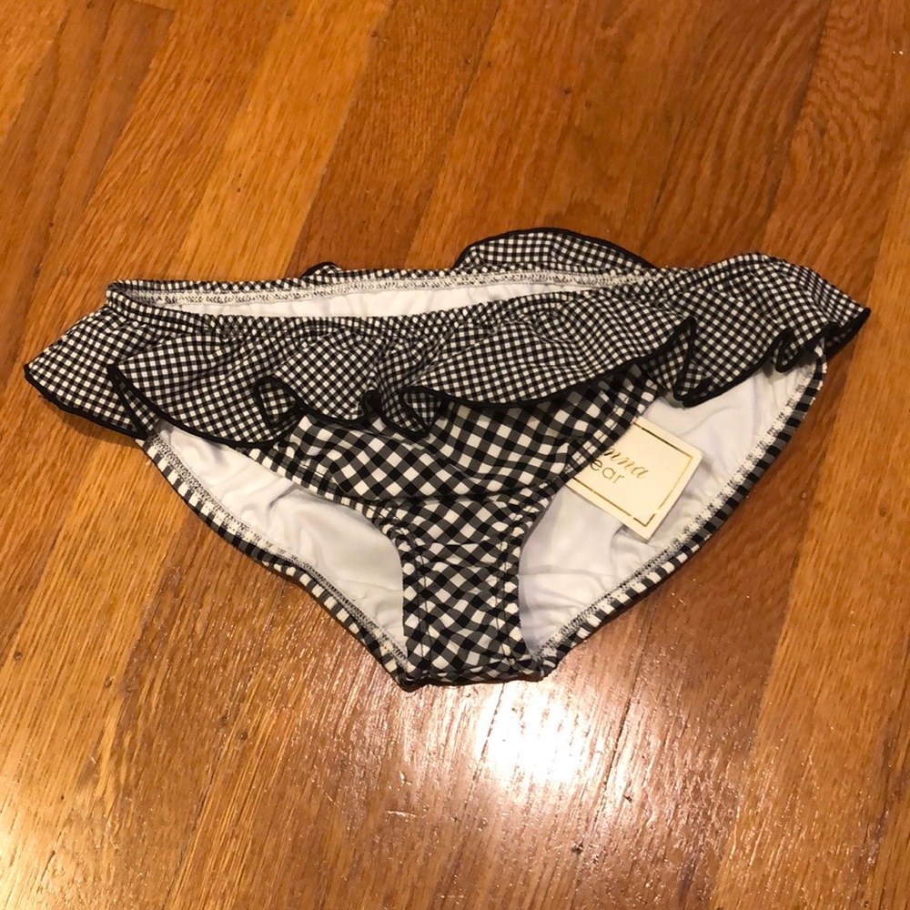 Shoshanna gingham bikini bottom